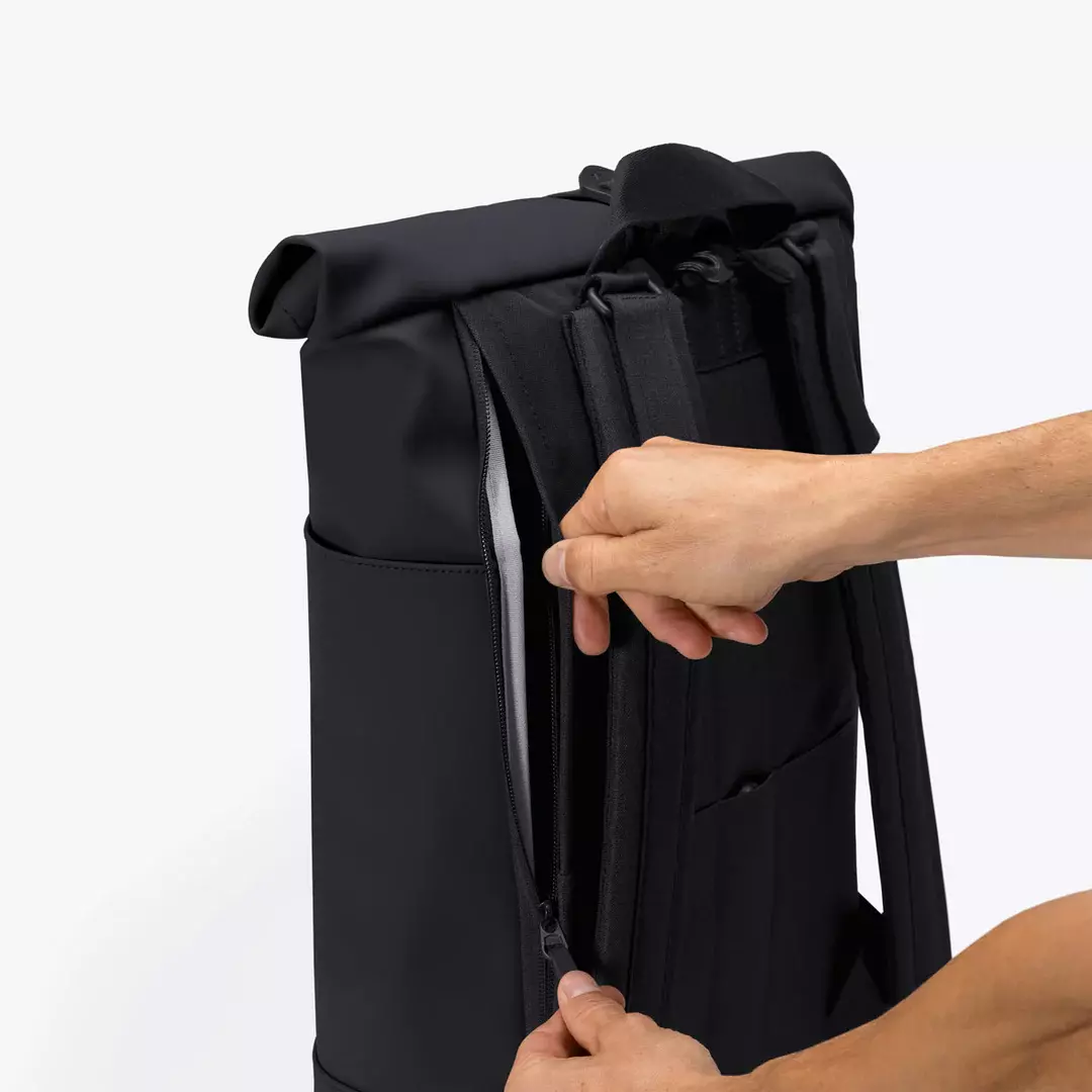 Ucon Acrobatics Hajo Medium Pannier Lotus Infinity Black 2-in-1 Rucksack Fahrradtasche schwarz